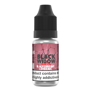 BLACKCURRANT LEMONADE 10ML NIC SALT BLACK WIDOW Pack of 10