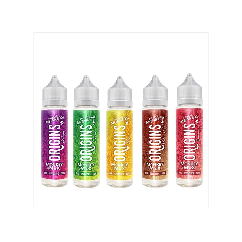 Twelve Monkeys eliquid Origins Short-Filled Fruity High VG Sub Ohm 50ml 0mg 3mg