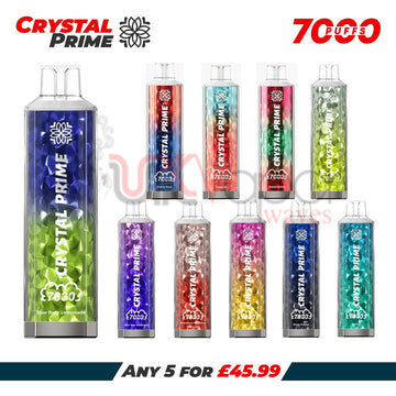 Crystal Prime 7000 Disposable Vape Pod Devices £8.98