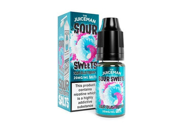 SOUR BLASTBERRY 10ML NIC SALT THE JUICEMAN Pack of 10