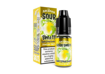 SOUR CITRUS SMASH 10ML NIC SALT THE JUICEMAN Pack of 10