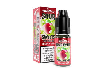 SOUR CORE CRUSHER 10ML NIC SALT THE JUICEMAN Pack of 10