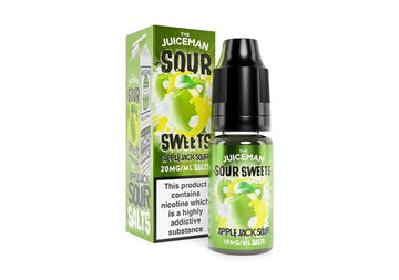 APPLE JACK SOUR 10ML NIC SALT THE JUICEMAN Pack of 10
