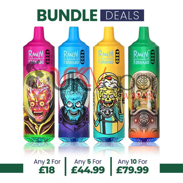 RandM Tornado 9000 Puffs Disposable Vape Device ANY II FOR £18