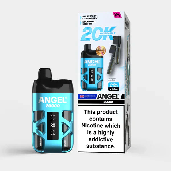 Vapes Bars Angel 20000 Puff Pod Kit – Rechargeable & Reusable
