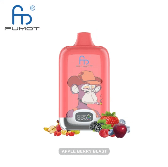Apple Berry Blast Fumot Digital Box 12000 Disposable Vape - Vapourse