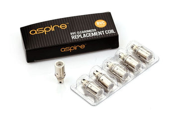 Aspire BVC Dual Replacement Atomizer Coils - 1.6Ω & 1.8Ω - Vapourse