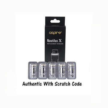Authentic Aspire Nautilus X 1.5 Ohm Replacement Coils - Pack of 5 - Vapourse