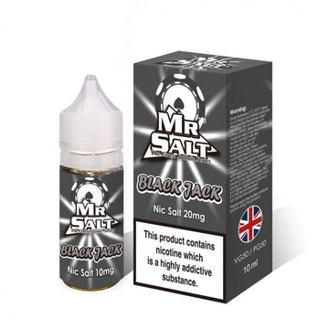 Blackjack by Mr Salt - 10ml Nicotine Salt E-Liquid - Vapourse