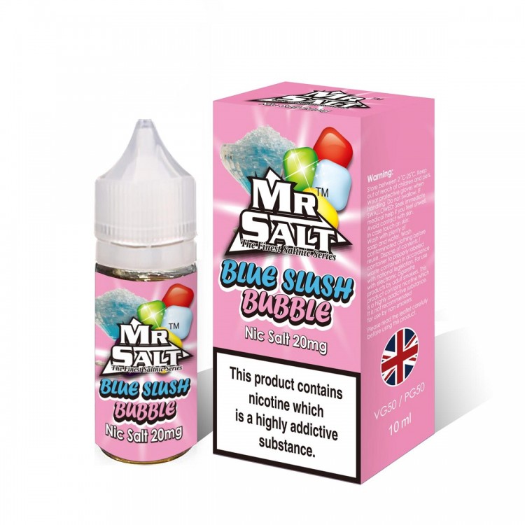 Blue Slush Bubble by Mr Salt - 10ml Nicotine Salt E-Liquid - Vapourse