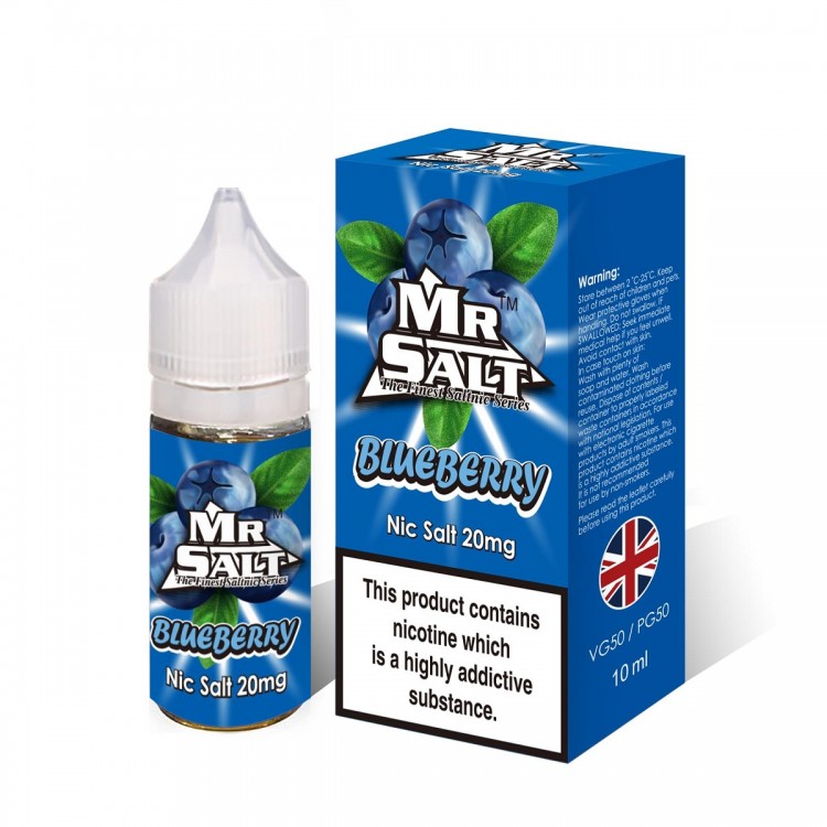 Blueberry by Mr Salt - 10ml Nicotine Salt E-Liquid - Vapourse