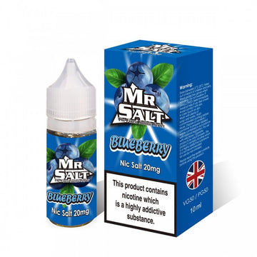 Blueberry by Mr Salt - 10ml Nicotine Salt E-Liquid - Vapourse