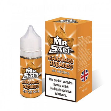 Caramel Tobacco by Mr Salt - 10ml Nicotine Salt E-Liquid - Vapourse