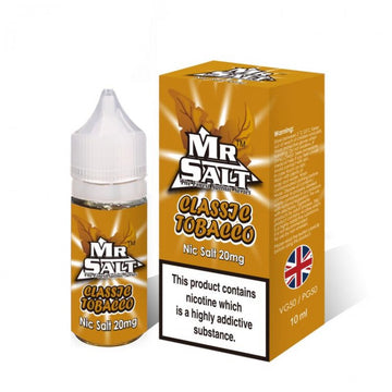 Classic Tobacco by Mr Salt - 10ml Nicotine Salt E-Liquid - Vapourse