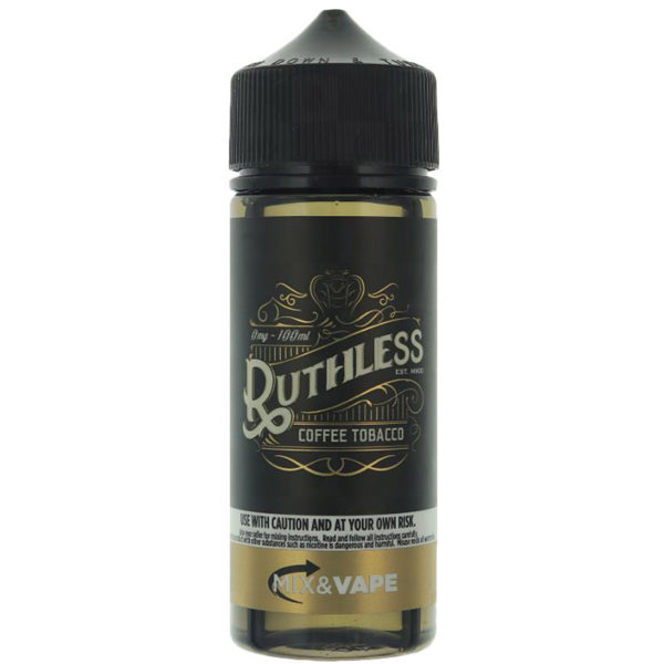 Coffee Tobacco Shortfill E-Liquid by Ruthless | 100ml | Rich Tobacco & Roasted Coffee Flavor - Vapourse