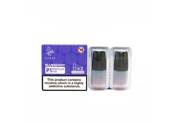 ELF BAR MATE 500 P1 Pre-Filled Pods - 20mg Nic Salt (2 Pack) - Vapourse