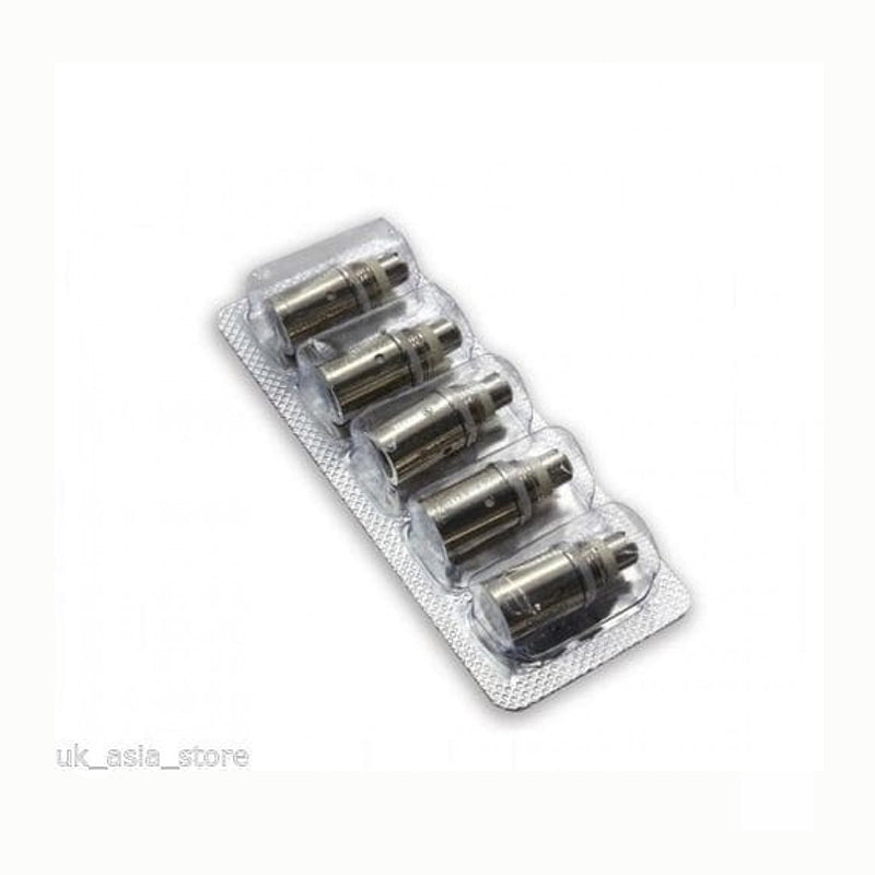 Genuine Aspire BVC Replacement Coils - 1.6 Ohm & 1.8 Ohm (Pack of 5) - Vapourse