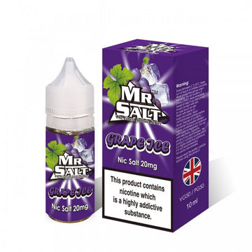 Grape Ice by Mr Salt - 10ml Nicotine Salt E-Liquid - Vapourse