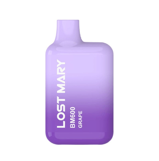 Grape Lost Mary BM600 Disposable Vape - Box of 10 | 20mg Nicotine - Vapourse