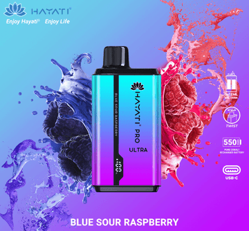 Hayati Pro Ultra 15000 puffs Vape Blue Sour Raspberry £9.60