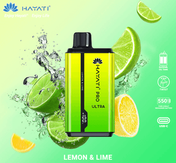 Hayati Pro Ultra 15000 puffs Vape Lemon & Lime £9.60
