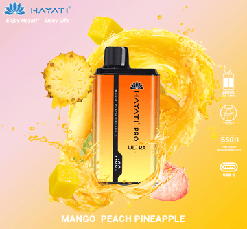 Hayati Pro Ultra 15000 puffs Vape Mango Peach Pineapple £9.60