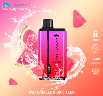 Hayati Pro Ultra 15000 puffs Vape Watermelon skittles £9.60