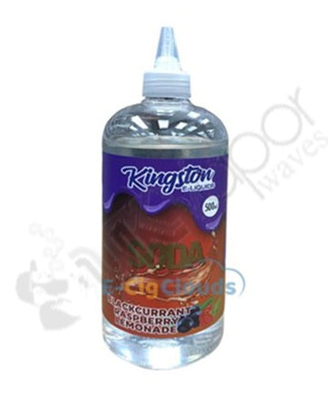 Kingston Blackcurrant Raspberry Lemonade Soda E-Liquid 500ml - Refreshing Fruity Blend - Vapourse