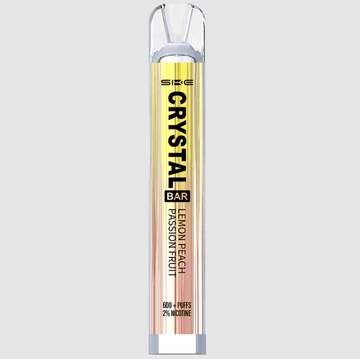 Lemon Peach Passion Fruit SKE Crystal 600 Puffs Disposable Vape Device - Box of 10 - Vapourse