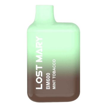 Mint Tobacco Lost Mary BM600 Disposable Vape - Box of 10 | 20mg Nicotine - Vapourse
