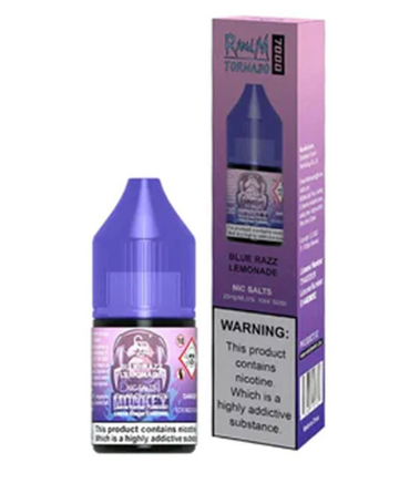 RandM Tornado 7000 Blue Razz Lemonade Nic Salt - 10ml Box of 10 - Vapourse