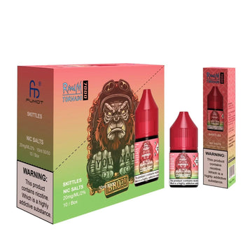 RandM Tornado 7000 Skittles Nic Salt - 10ml Box of 10 - Vapourse