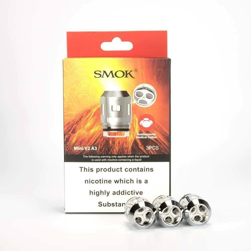 SMOK TFV Mini V2 Replacement Coils - A1, A2, A3 (Pack of 3) - Vapourse