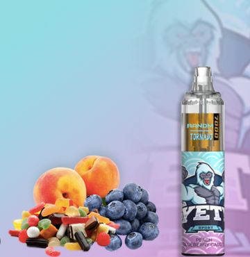 Randm Tornado Peach Blueberry Candy 7000 Disposable - £9.98
