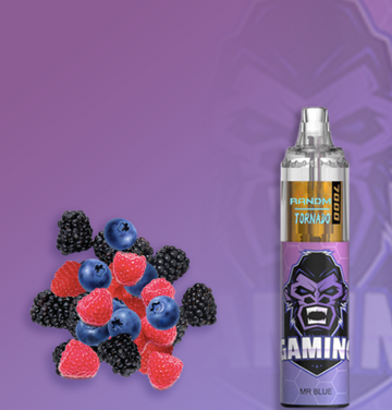 Pack of 10 R And M Tornado 7000 Puffs Mr. Blue Flavour Gorilla Pens