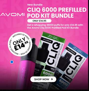 Avomi Cliq 6000 – 2 Pack Vape Deal | 12,000 Puffs for $14.95