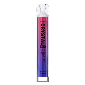 Strawberry Blast SKE Crystal 600 Puffs Disposable Vape Device - Box of 10 - Vapourse