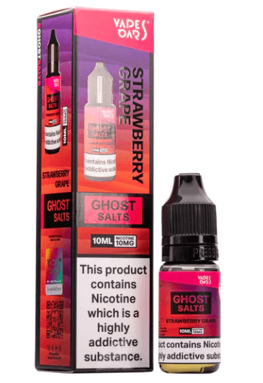 Strawberry Grape Ghost Nic Salts Vape Bars - 10ml - Vapourse
