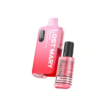 Strawberry Ice Lost Mary BM6000 Prefilled Vape Kit 20mg