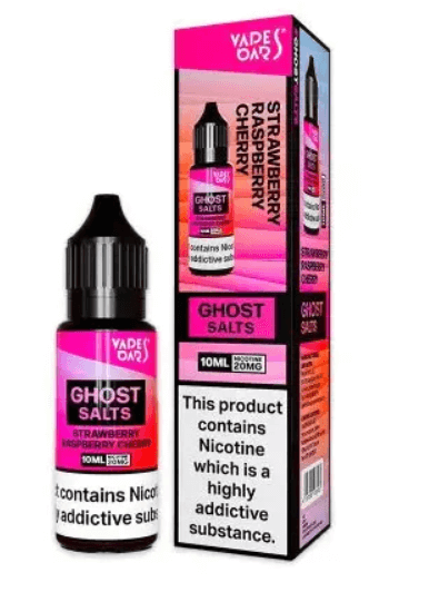 Strawberry Raspberry Cherry Ghost Nic Salts Vape Bars - 10ml - Vapourse