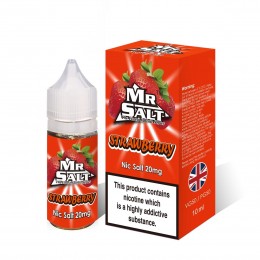 Strawberry by Mr Salt - 10ml Nicotine Salt E-Liquid - Vapourse