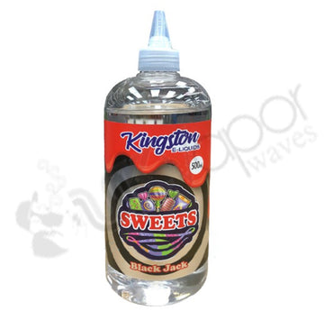 Kingston Black Jack Sweets E-Liquid 500ml - Delicious Licorice Flavor