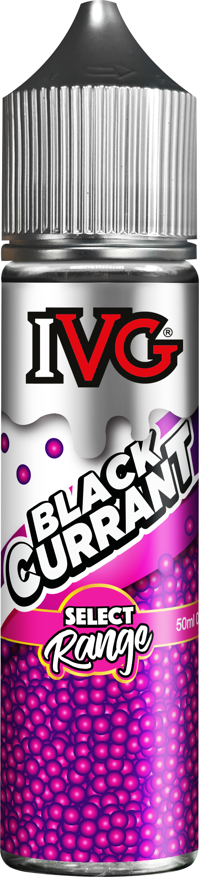 IVG Select Range featuring premium e-liquids like Bubblegum and Strawberry Laces, available in 100ml short fill bottles with a 70% VG blend for rich flavor and vapor production.