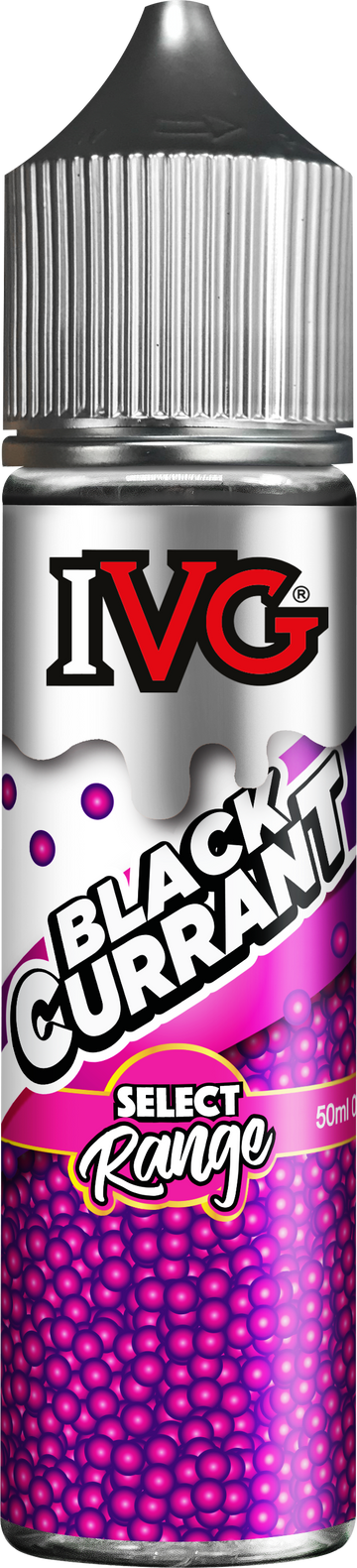 IVG Select Range featuring premium e-liquids like Bubblegum and Strawberry Laces, available in 100ml short fill bottles with a 70% VG blend for rich flavor and vapor production.