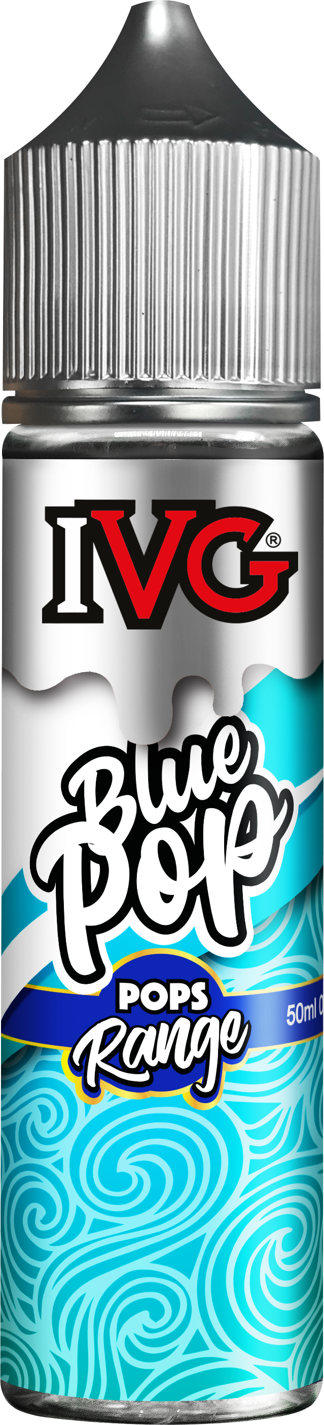 IVG Pops Range featuring e-liquids inspired by hard candy flavors like Blue Pop and Caramel Lollipop, available in 50ml short fill bottles with a 70% VG blend for rich flavor and vapor production.