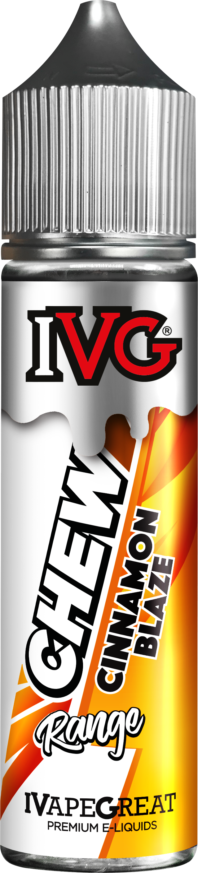 IVG Chew Range e-liquids featuring a variety of flavors inspired by classic chewing gum, crafted with a 70% VG blend for rich flavor and vapor production in 50ml bottles.