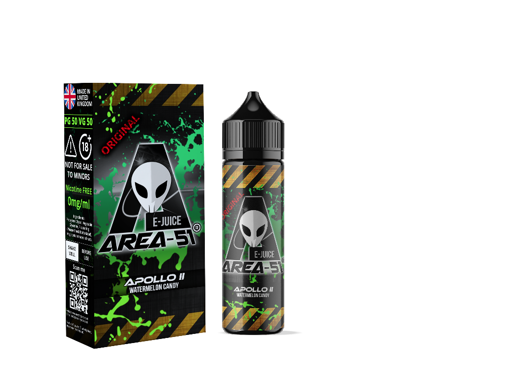 AREA 51 E-LIQUID ALL FAVOURS AVAILABLE 100ML