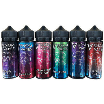 VENOM VAPES JUICE 70/30 SHORT FILL 0MH SUB OHM