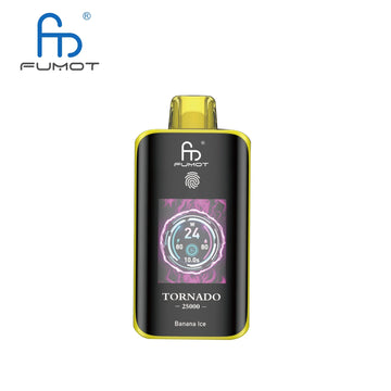 Fumot Tornado 25000 Puffs Vape – HD Touch Screen, Dual Mesh Coil