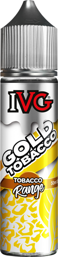 IVG Tobacco Range featuring premium e-liquids like Sweet Tobacco and Creamy Tobacco, available in 10ml bottles with 10mg and 20mg nicotine strengths, designed for an authentic vaping experience.